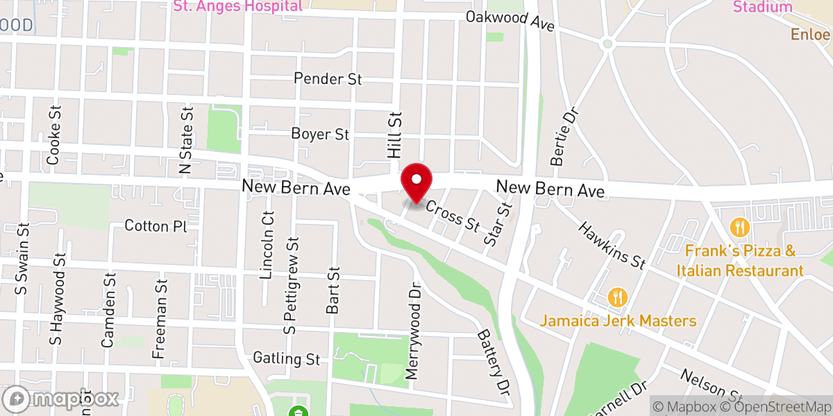 Map showing location of Holiness to the Lord Church