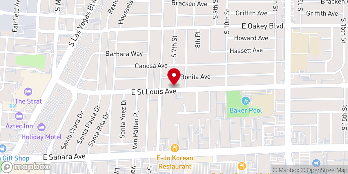 Map showing location of Chinese Baptist Church