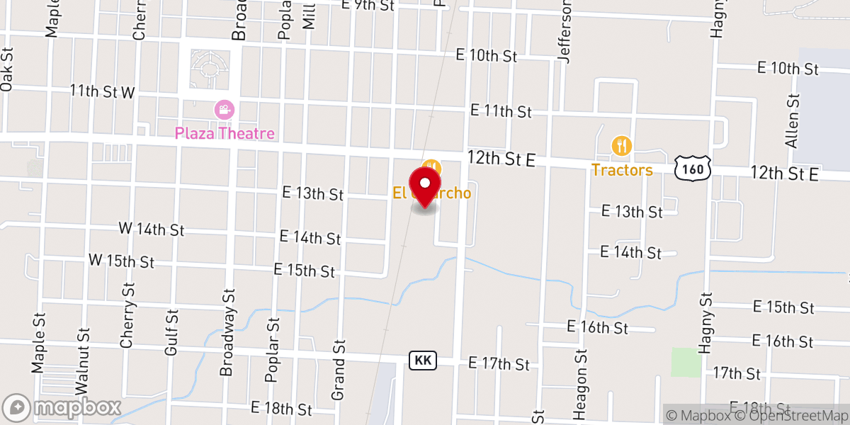 Map showing location of The Good Samaritan Shop