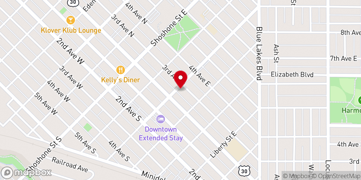 Map showing location of Worship Center.