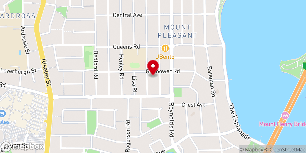 Map showing location of St Michael's Anglican Church