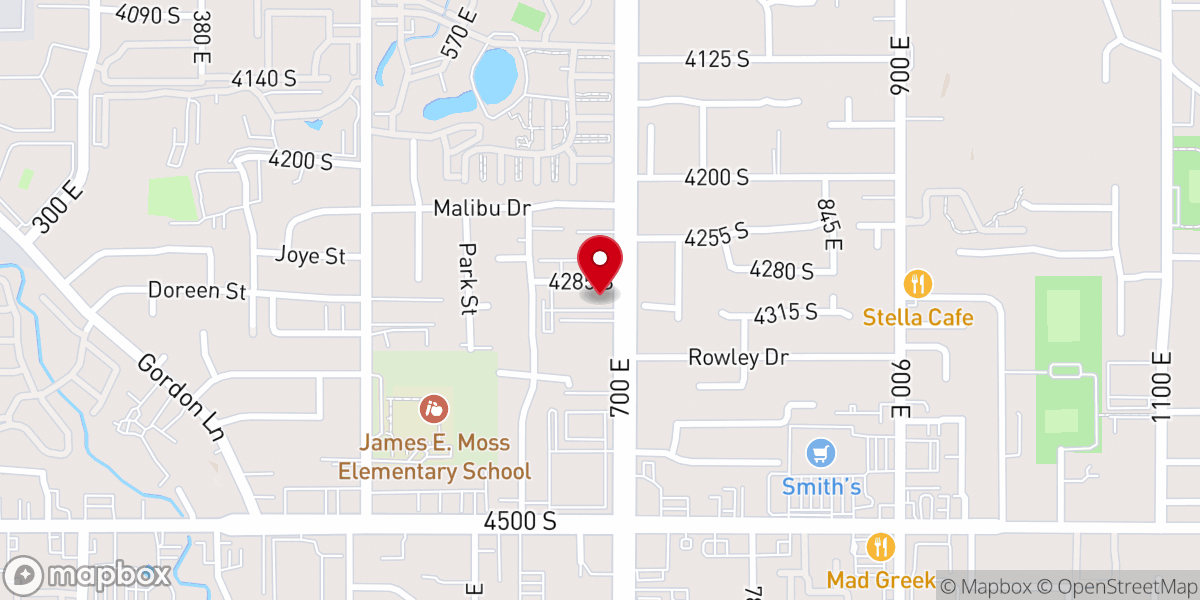 Map showing location of Indian Christian Fellowship, Utah