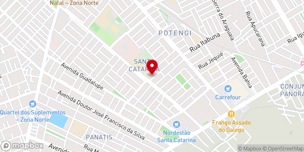 Map showing location of Paróquia de Santa Maria Mãe - Matriz