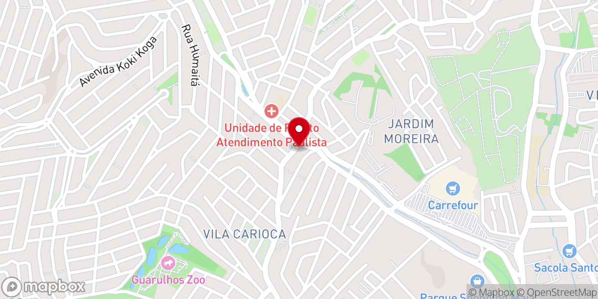 Map showing location of IPDA JD.ROSA DE FRANCA