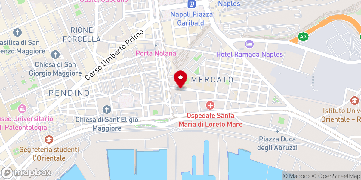 Map showing location of Missione Evangelica Pentecostale