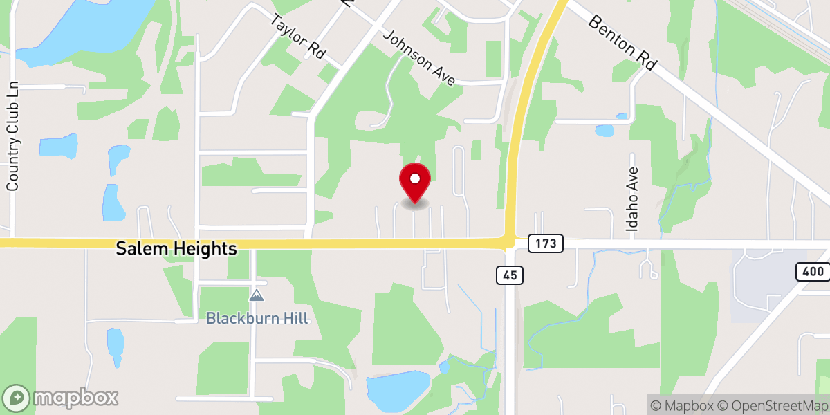 Map showing location of Burcaw Lawrence W