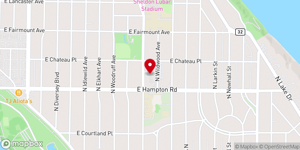 Map showing location of Holy Family Parish