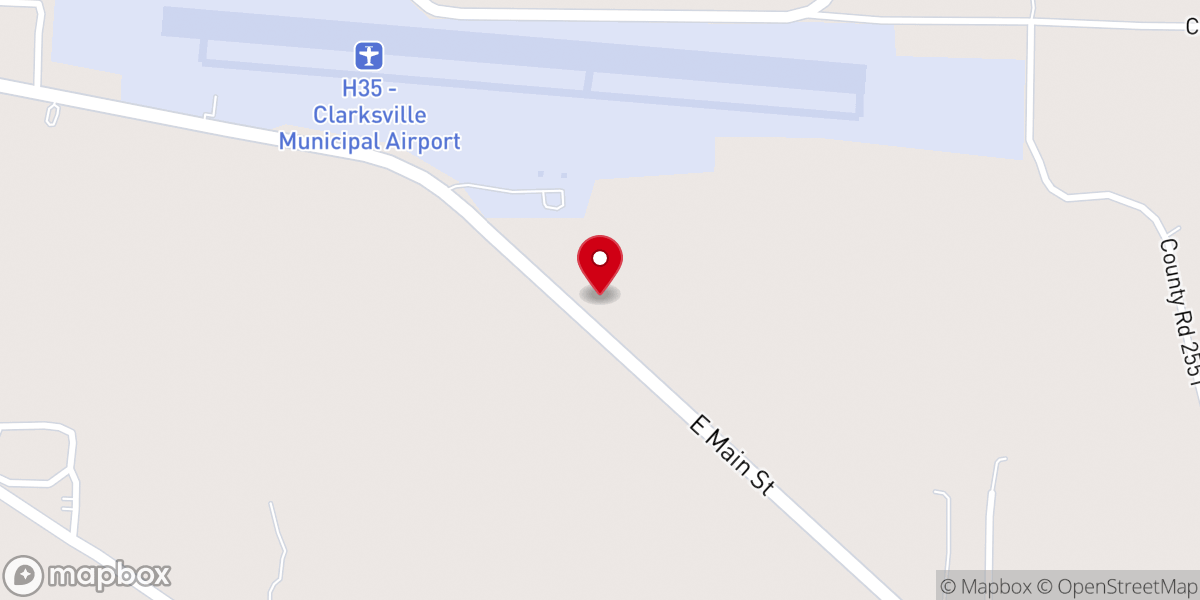 Map showing location of First Freewill Baptist Church