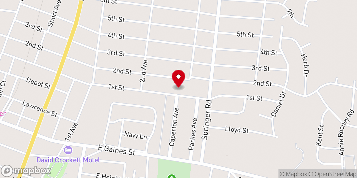 Map showing location of Body of Christ Fellowship