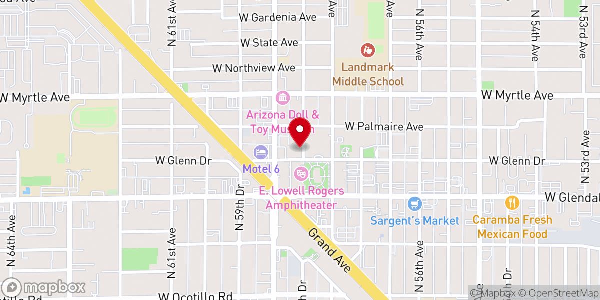 Map showing location of First United Methodist Church