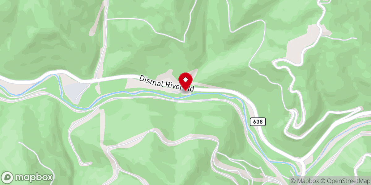 Map showing location of Cole Chapel