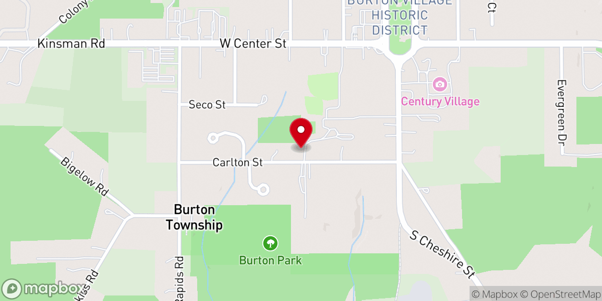 Map showing location of Abundant Life Ministry Center