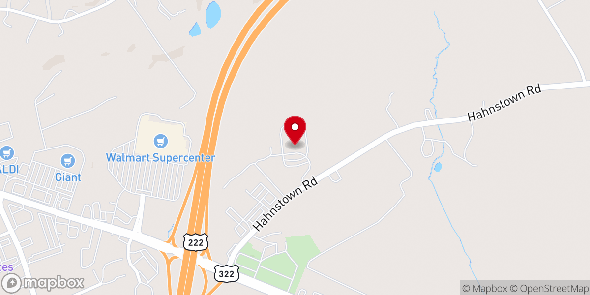 Map showing location of Highpoint Community Church