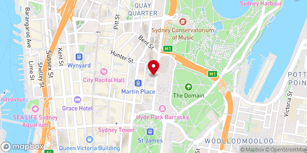 Map showing location of St. Stephen's Uniting Church