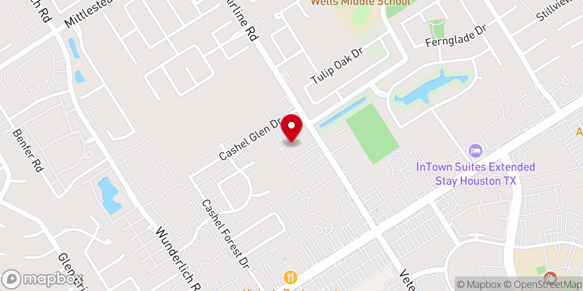 Map showing location of St Dunstan's Episcopal Church