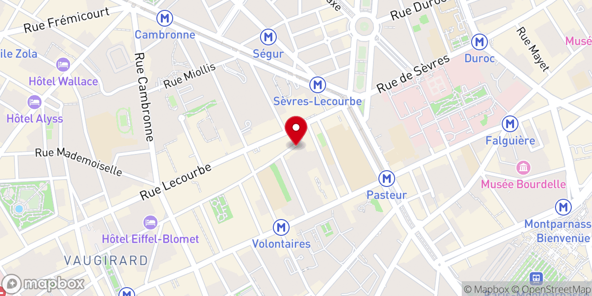 Map showing location of Chapelle Notre Dame du Lys