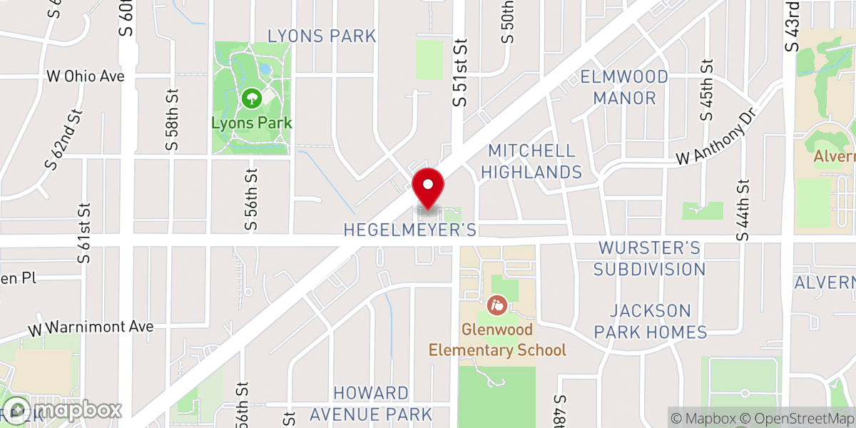 Map showing location of Thomas Memorial Church of Jesus Christ Inc