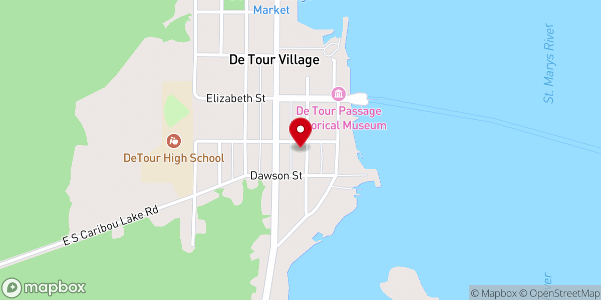 Map showing location of Redeemer Lutheran Church