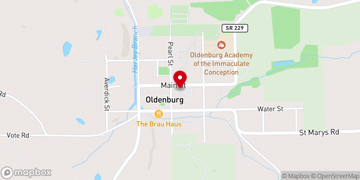 Map showing location of HOLY FAMILY CHURCH CAFETERIA