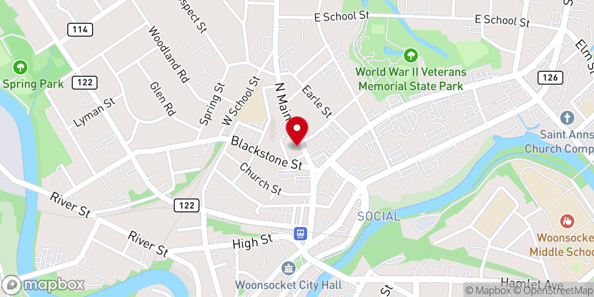 Map showing location of Harvest Church South Inc