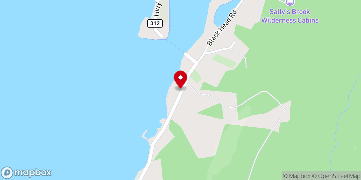 Map showing location of Sainte-Anne / Port Dauphin National Historic Site