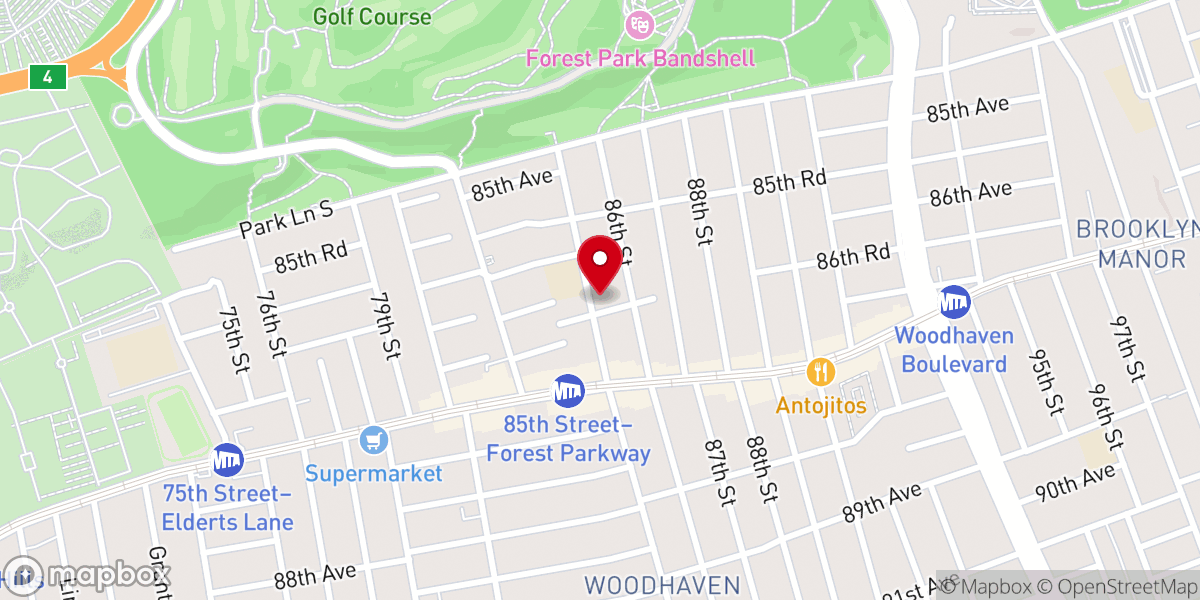 Map showing location of Jesus Revival Church