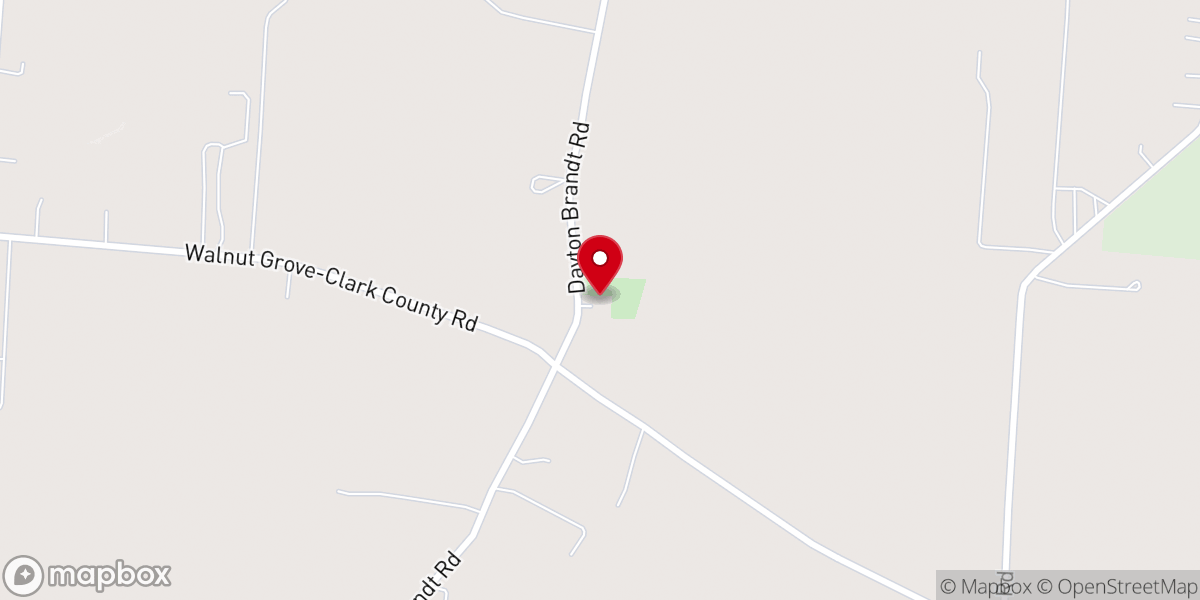 Map showing location of McKendree Church