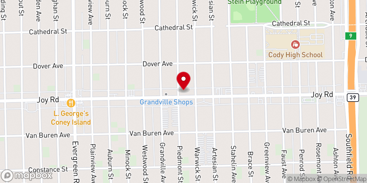 Map showing location of Lifeline Christian Fellowship