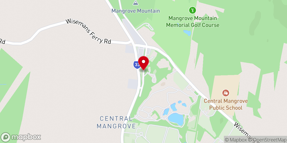 Map showing location of Saint Dionysios Greek Orthodox church