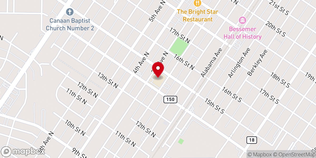 Map showing location of Fountain of Life Ministries, Inc.
