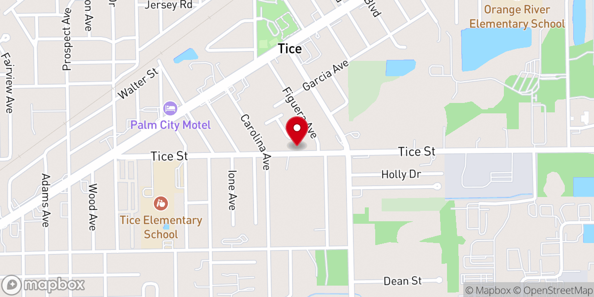 Map showing location of Eagles Nest Church Fort Myers