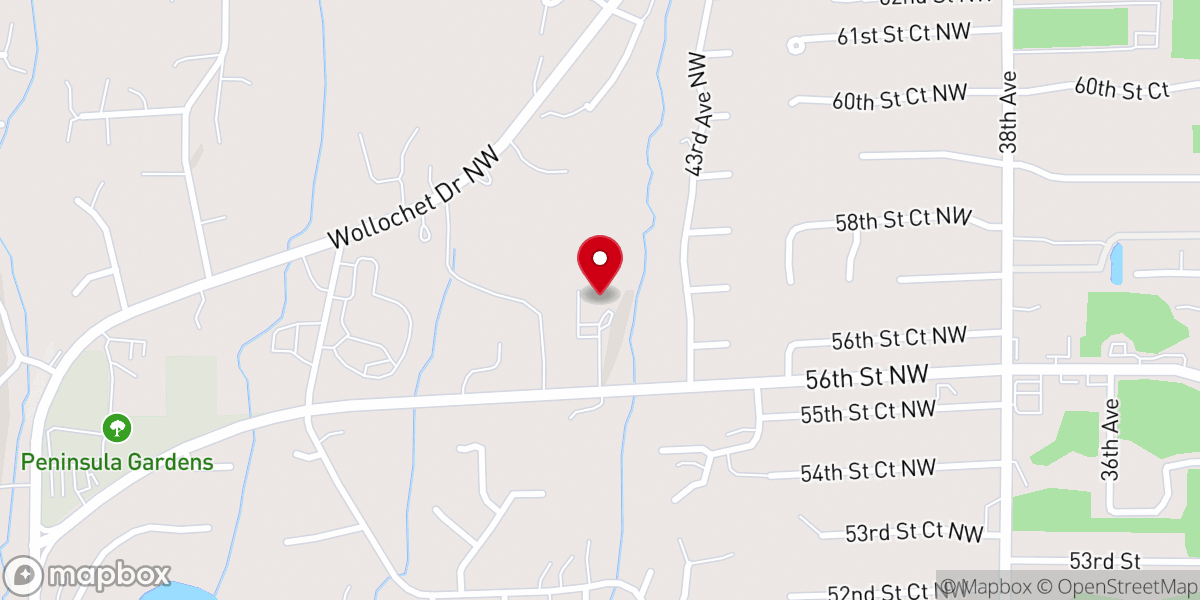 Map showing location of Harbor Life Church