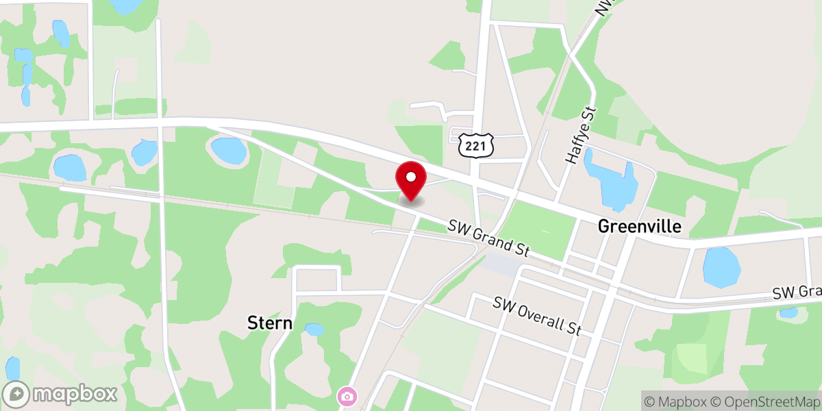 Map showing location of Allen Chapel AME Church