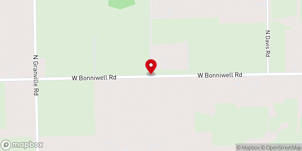 Map showing location of Stone Ridge Farm Chapel