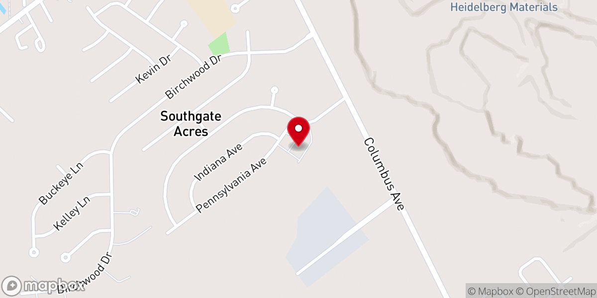 Map showing location of Firelands Bethel Church Inc