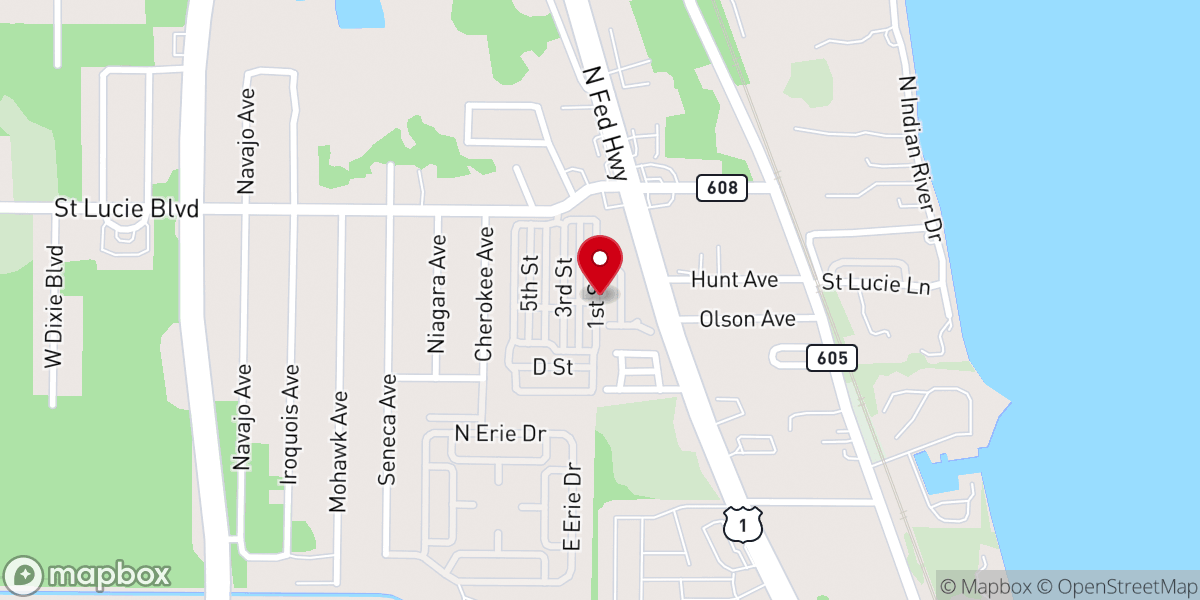 Map showing location of David inc