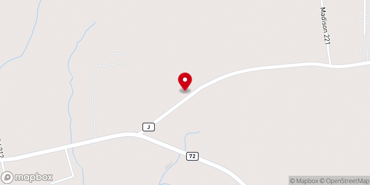 Map showing location of Meadow Heights Church