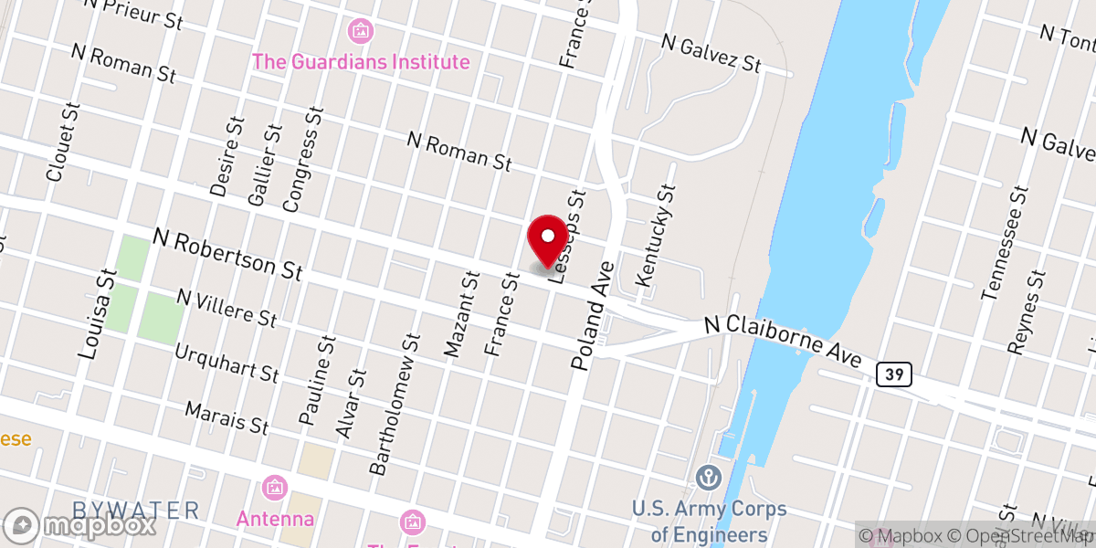 Map showing location of Shiloh Christian Fellowship Church