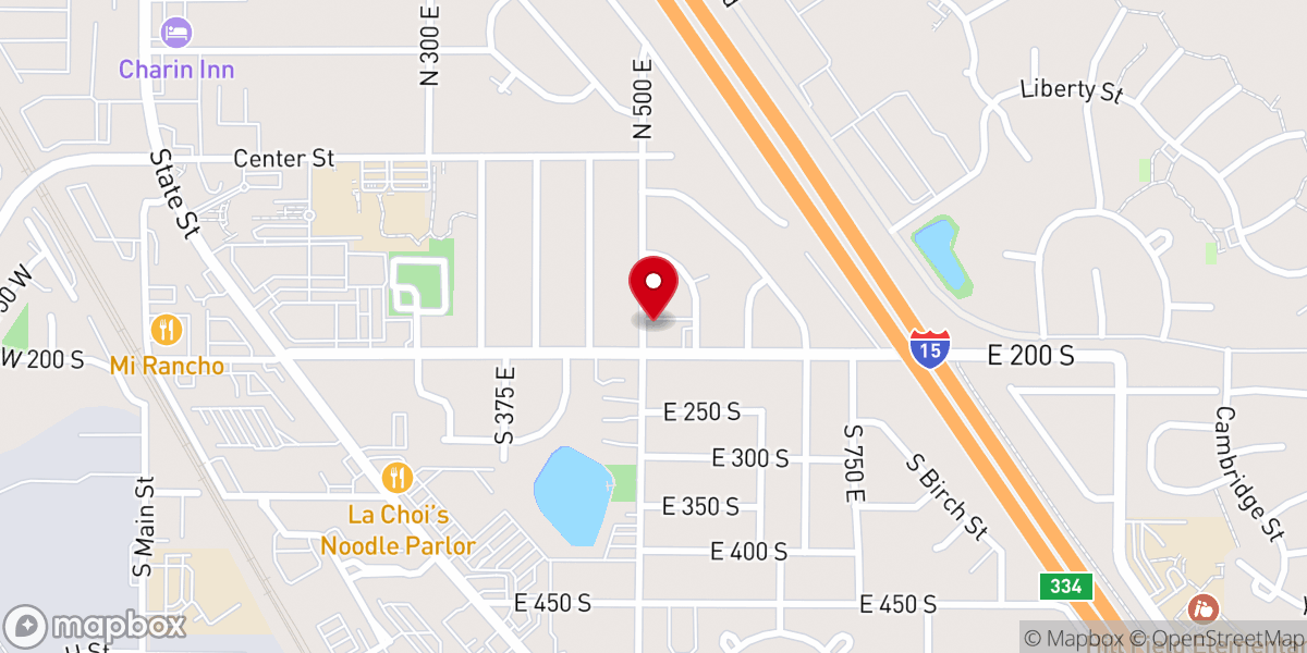 Map showing location of Clearfield Community Church