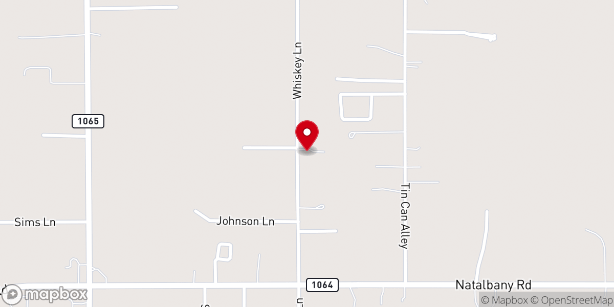 Map showing location of Hagans Chapel