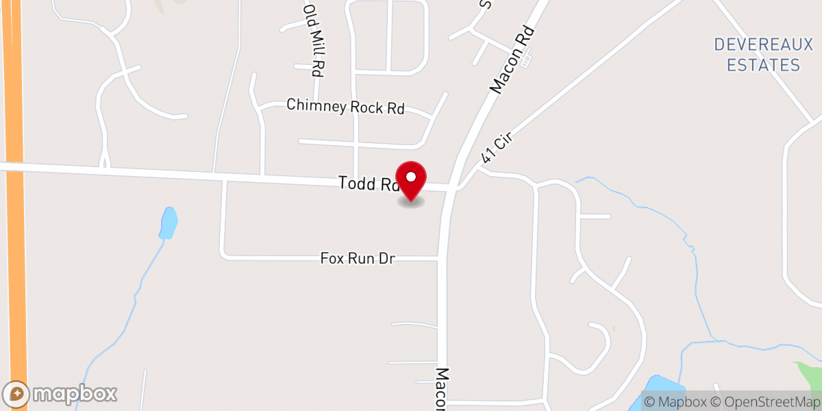 Map showing location of The Assembly at Perry