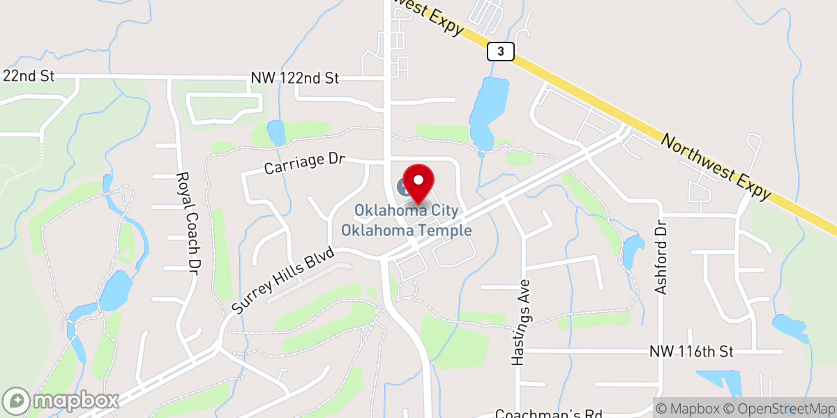 Map showing location of The Church of Jesus Christ of Latter-day Saints