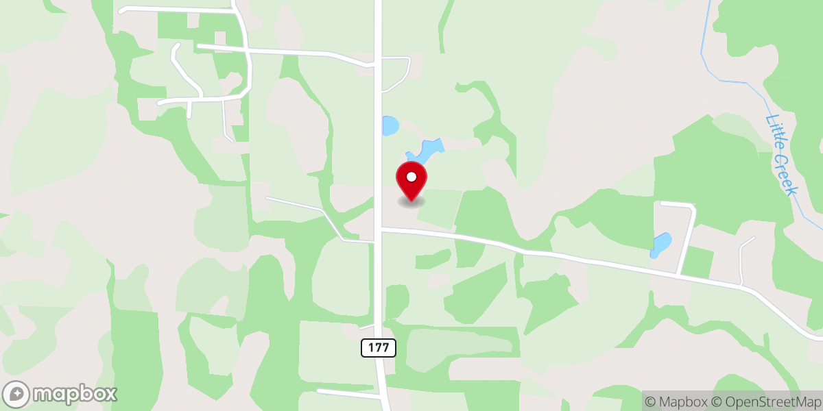 Map showing location of Union Hill Singing Hall at Miller’s Crossroads