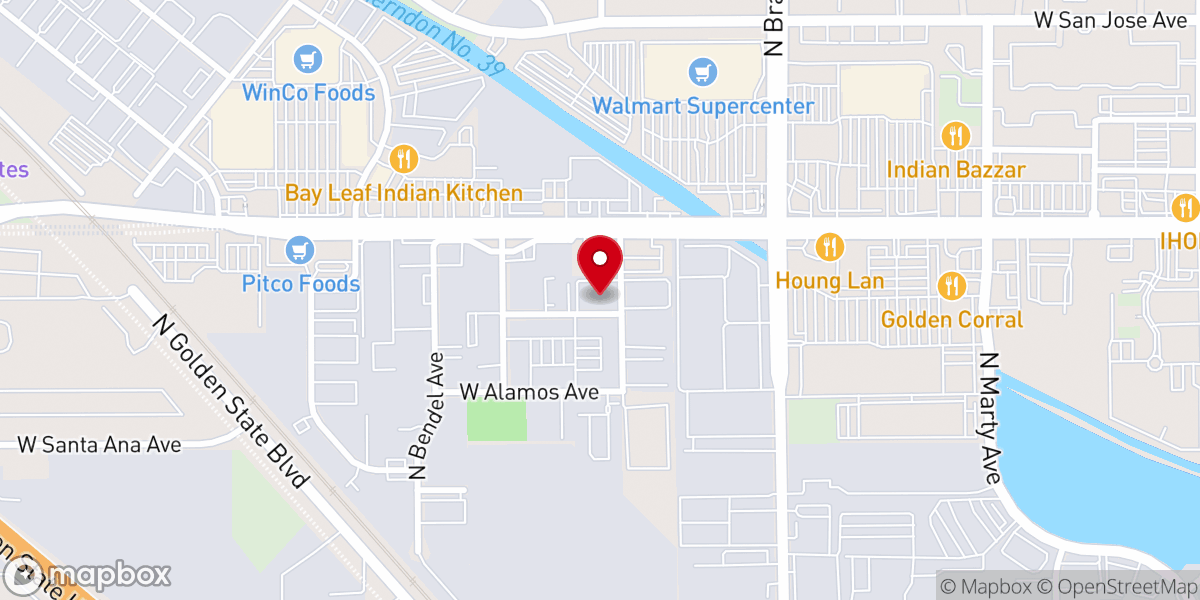 Map showing location of Valley Bread of Life Ministries