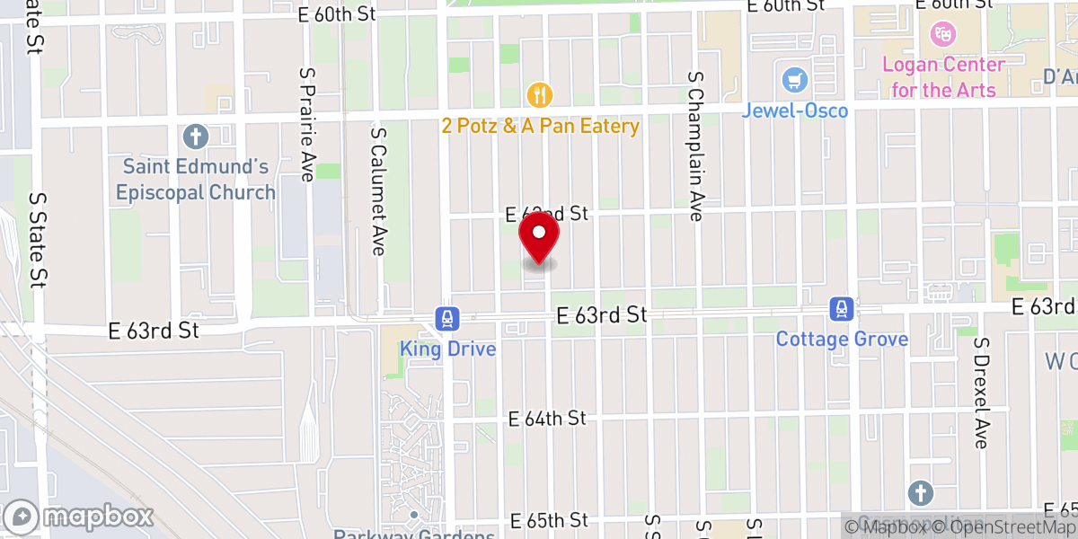 Map showing location of Saint Philip Lutheran Church