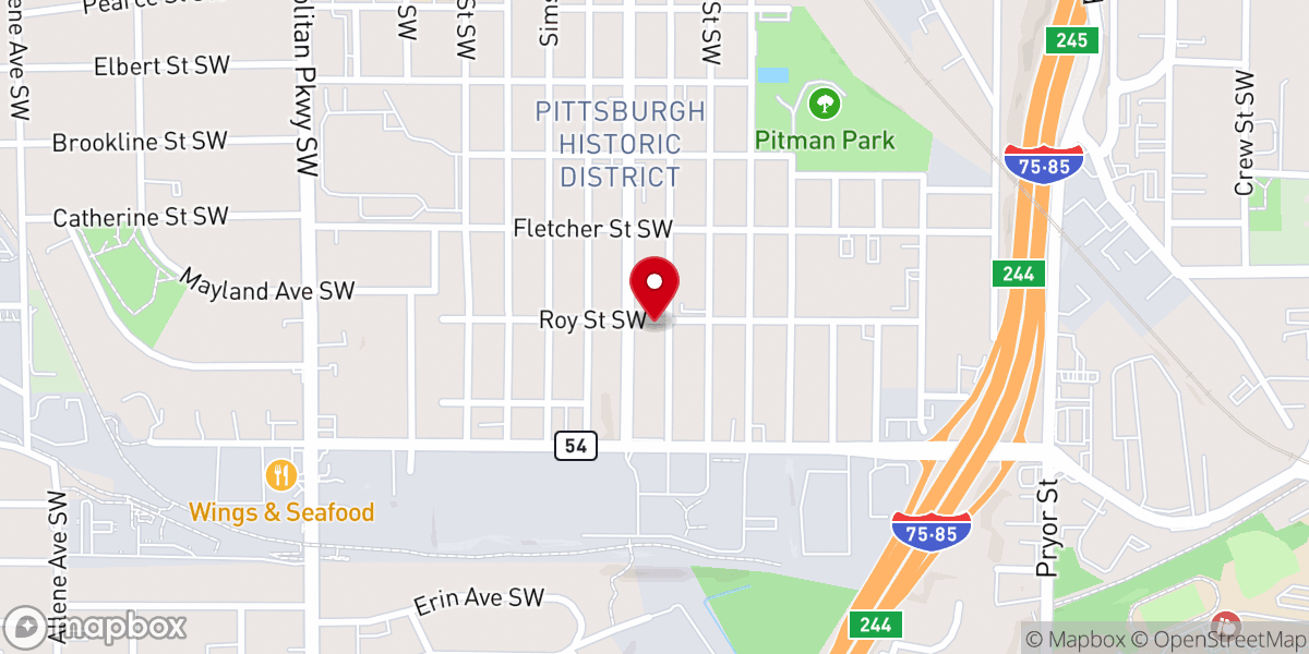 Map showing location of New Harvest Christian Ministries Church Inc