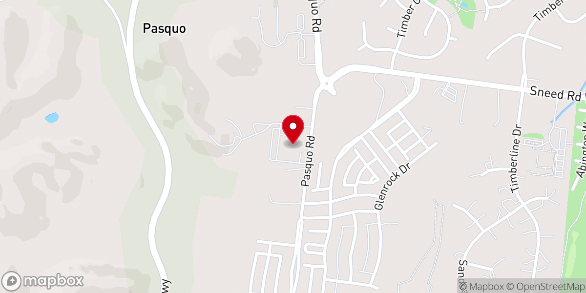 Map showing location of Stephens Valley Church