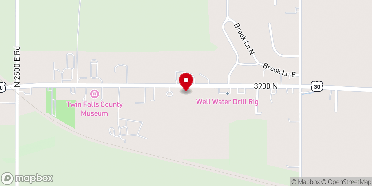 Map showing location of Edgewater Broadcasting Inc