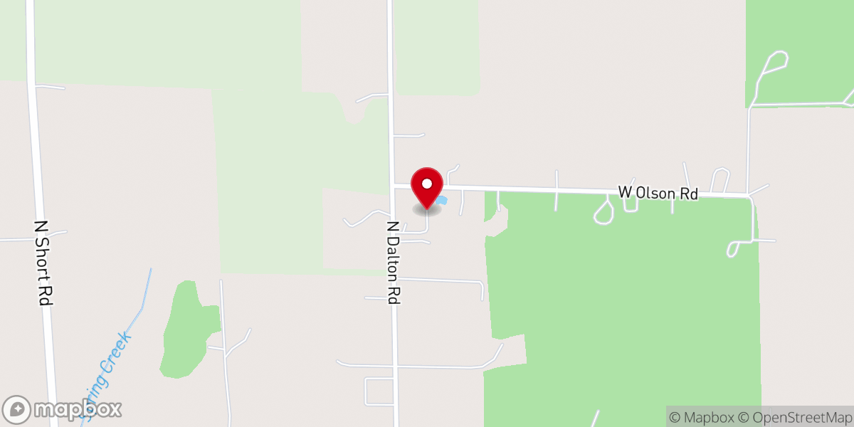 Map showing location of Castle Vineyards by Meador