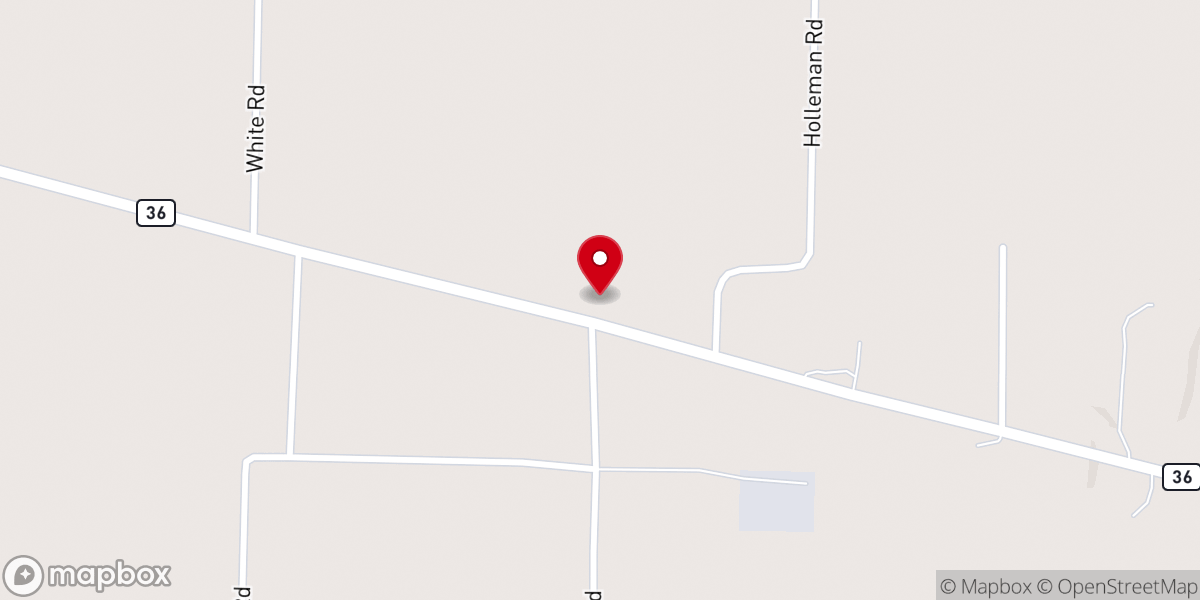 Map showing location of mount bethel freewill baptist church